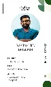 Blue and White Vibrant Geometric Director ID Card.webp